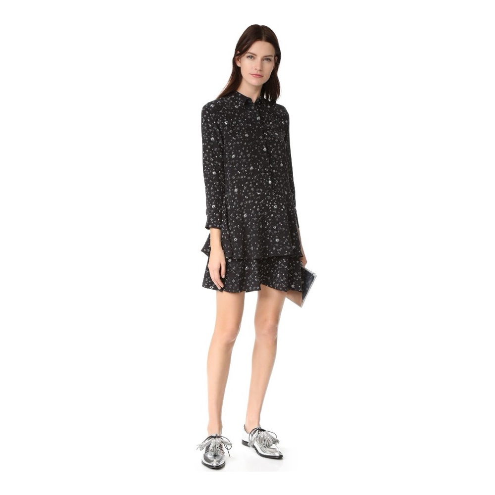 Equipment 100% Silk Natalia Star Print Dress